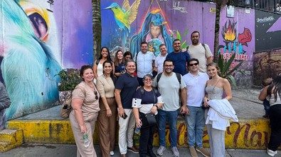 Vereadores visitam Medellín para conhecer soluções que transformaram a cidade