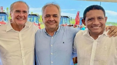 Júlio Cezar e Silvio Camelo reforçam aliança com Renan Calheiros para sua recondução ao Senado