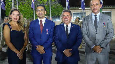 TJAL participa de solenidade pelos 194 anos da PMAL e magistrados são homenageado